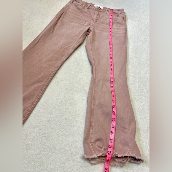 Vervet Pastel 90's Vintage Boyfriend Cropped Flare Jean - Size 28 - Picture 14 of 15